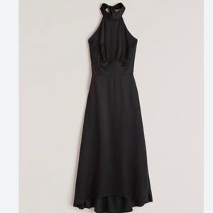 Abercrombie halter tie neck midi dress